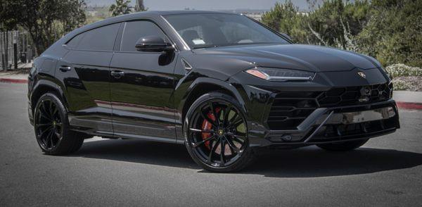 Black Lamborghini Urus Available.