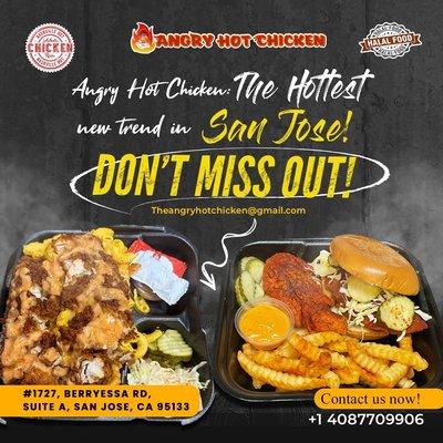 Combo 4-angry hot chicken fries 
Combo 3 - best seller