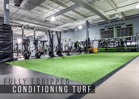 Fully equipped turf and conditioning equipment