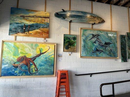 Sarah O'Connor's artwork displayed at Culture Brewing