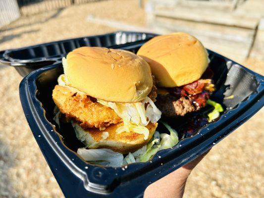 Fried perch slider