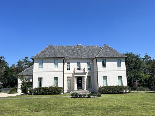 Roof replacement with clay ridge tiles