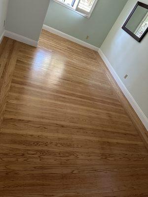 Master bedroom room addition red oak top nail