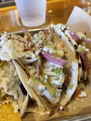 Brisket tacos