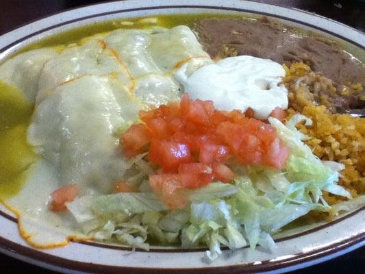 Enchilada verdes