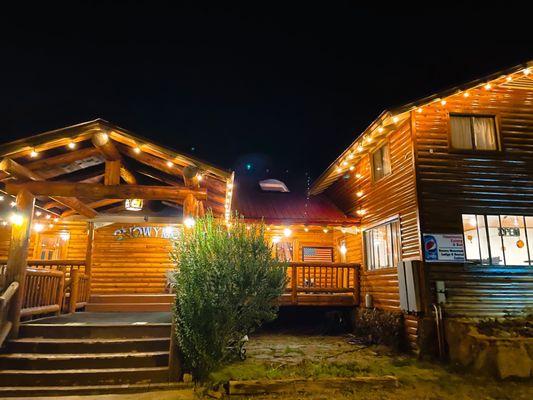 Snowy Mountain Lodge Restaurant Entrance