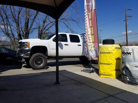 Best tire shop around. Very polite and professional. Lightyears ahead of the big name spots for all tire needs.