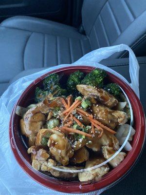 Chicken teriyaki bowl