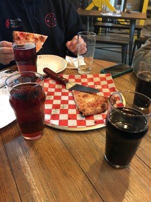 Pizza and beer!