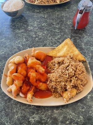 Sweet And Sour Chicken from the lunch menu