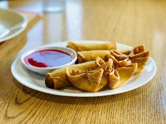 Spring roll and deep fried wanton