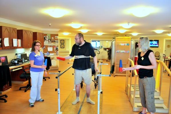 Our rehab team's #1 priority is to get your back to your desired level of independence.