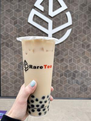 tie guan yin organic milk w/ boba