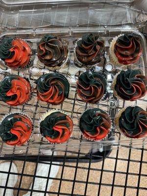 Venom colors. Six chocolate and six vanilla.