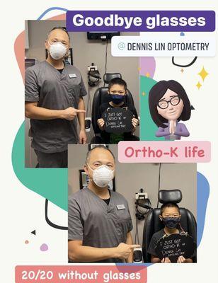 Siblings tend to do OrthoK together!