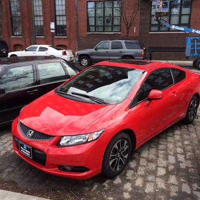 Got my Certified Pre-Owned Civic Coupe 2013 from Piazza Philadelphia.