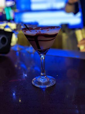 Caramel martini.