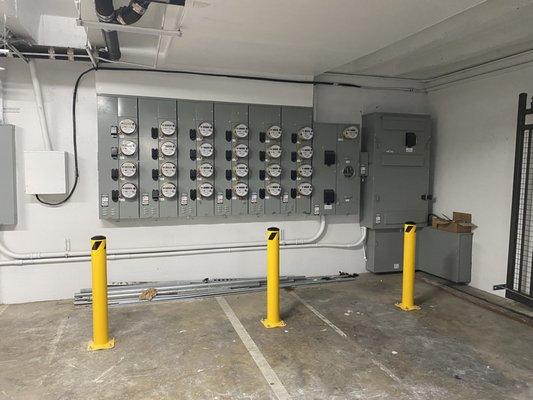 New main and meters for 24 unit apartment complex