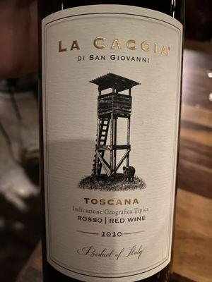 Delicious Super Tuscan "La Caccia"