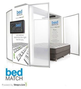 Let science choose the correct mattress for you with our Bed Match machine.