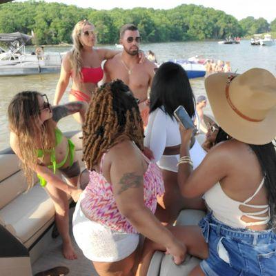 Bachelorette Party on Old Hickory lake in Nashville TN. 2021