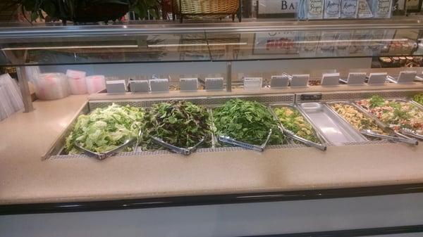 Beautiful fresh salad greens.