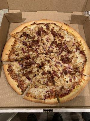 BBQ Chicken pizza