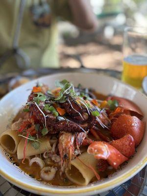 Cioppino with octopus