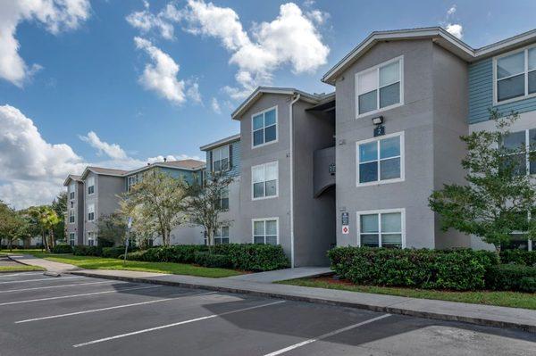 Apartment building exterior