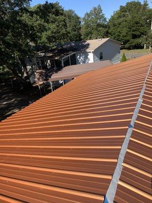 Metal Roofing installation