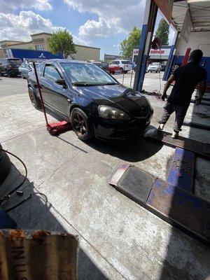 Jose never hesitated to patch and plug the tire whereas Big O tires & other tire shops in Aliso V hesitated to do that service.