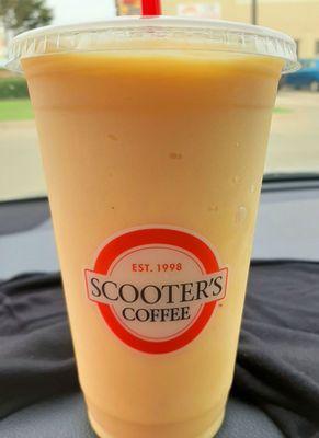 Peach-Mango & Cream Smoothie!  Large!!