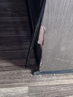 Broken cabinetry