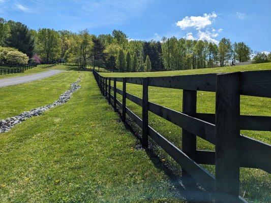 Wood Paddock Fence