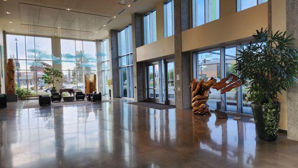 Inside first floor of Shoreline City Hall (9/26/24)