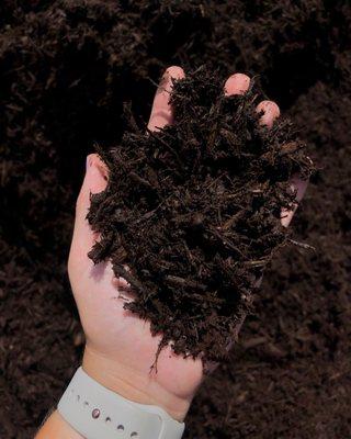 Brown mulch