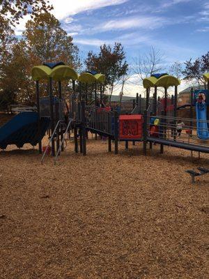 Brand new playground equipment--also has a "zipline"