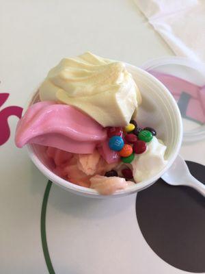 My frozen yogurt selection today! Delicious!