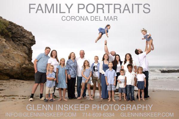 Family portrait Corona Del Mar photography