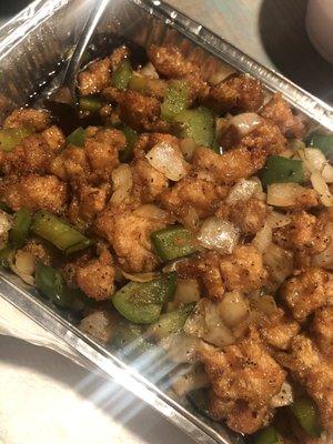 Black pepper chicken