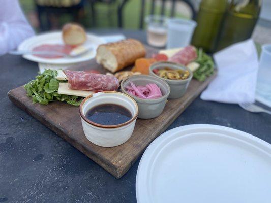 Meat and cheese board