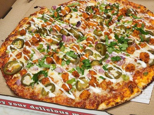 Chicken Tikka pizza!