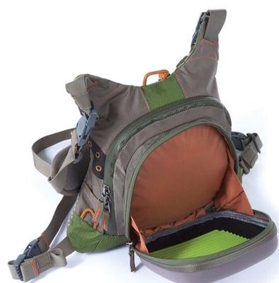 Small chest pack fly fishing!  Yes, I'm down!  PMD's rising at dusk for the last trout feast, here is your go to bag!  I'm in, big time!