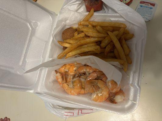 Boiled shrimp