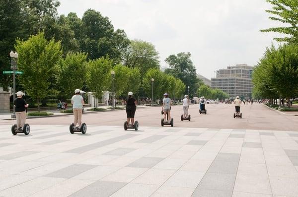 City Segway Tours cruising towards the White House