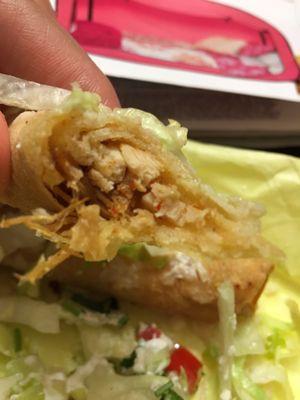 Inside my flautas that is a taquito