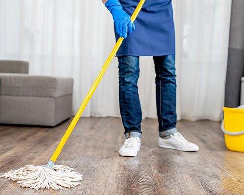 Mopping floors