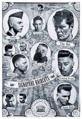 Hair cut poster