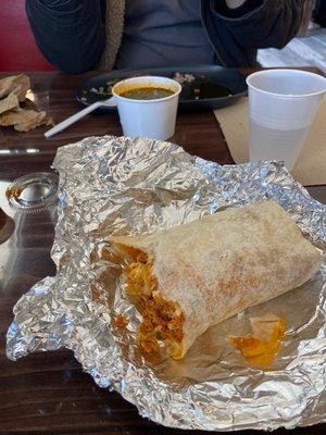 Breakfast burrito