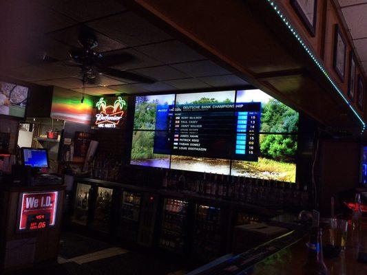 Biggest TV on the beach!